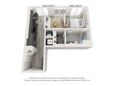 601 N 12th St Studio-2 Beds Apartment for Rent - Photo Gallery 52